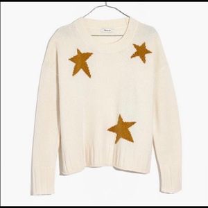 Madewell stars sweater size S